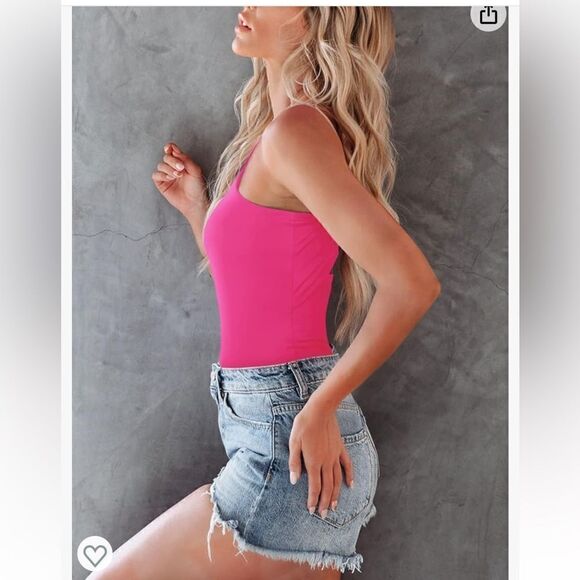 NWT Adreamly Sexy Sleeveless One Shoulder Cut Out Back Bodysuit Large - Picture 2 of 12